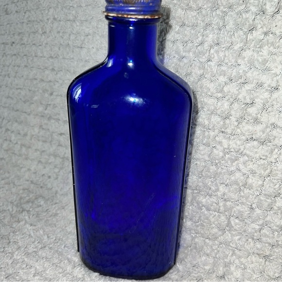 Large 1940’s Cobalt Blue Glass Phillips Milk of Magnesia 8” Apothecary Collect!! - Picture 2 of 14